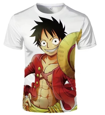 كرتون 3D مطبوع قميص تحسينات الموضة الرجال T-Shirt كرتون